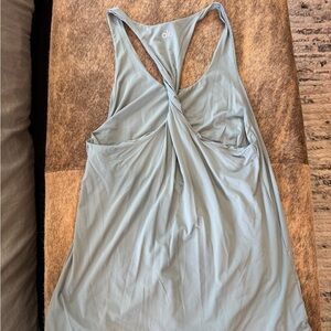 Alo Don’t Get it Twisted Tank in Cosmic Grey